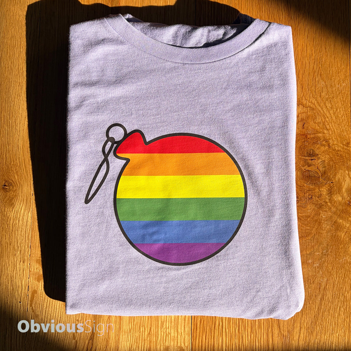 Shine Bright Ornament (Dark Lavender)